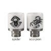 Scorpion and Spider Drip Tips 23 Ceramic Wide Bore Drip Tips
