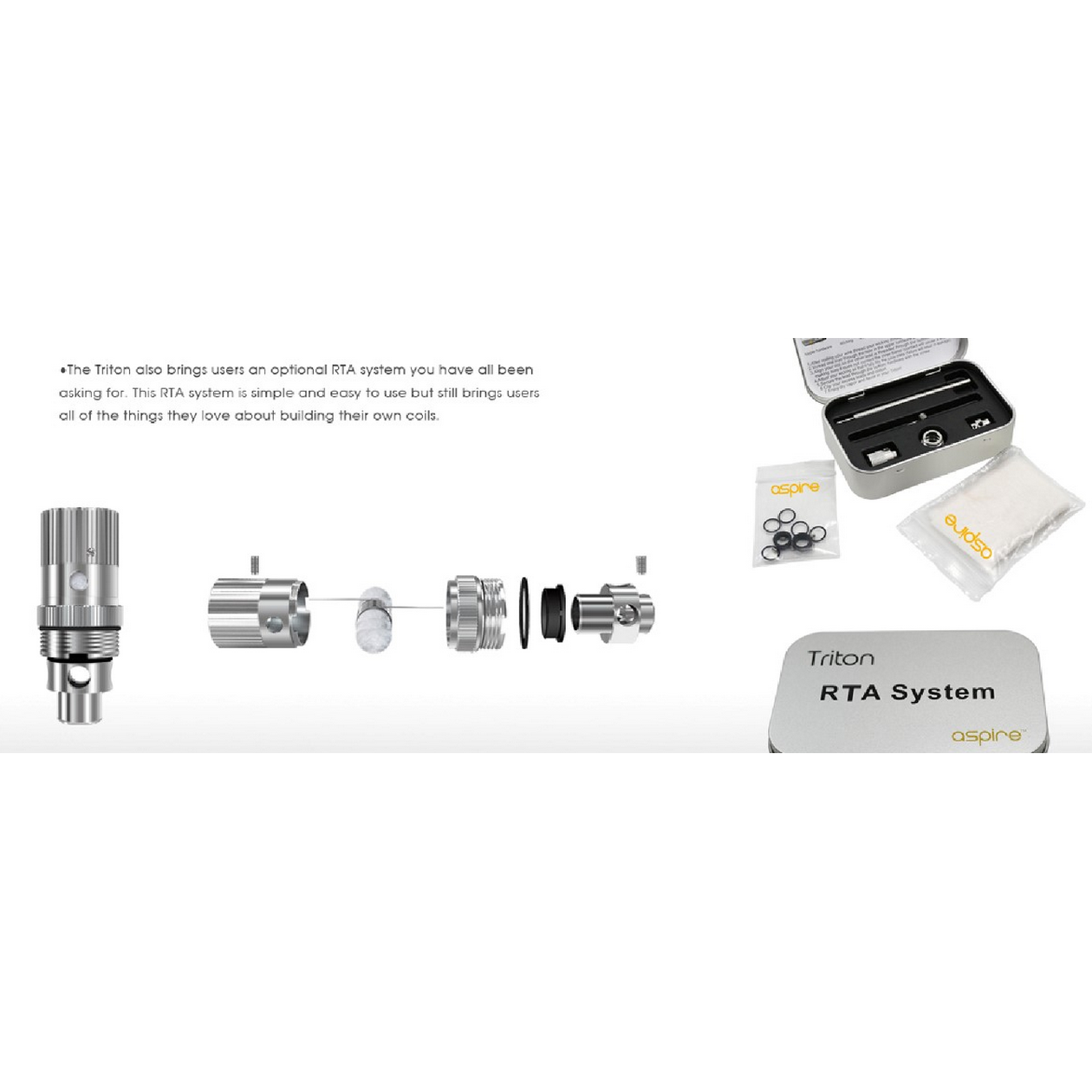 Aspire Triton RTA System 7 Aspire Triton RTA System - Image 4