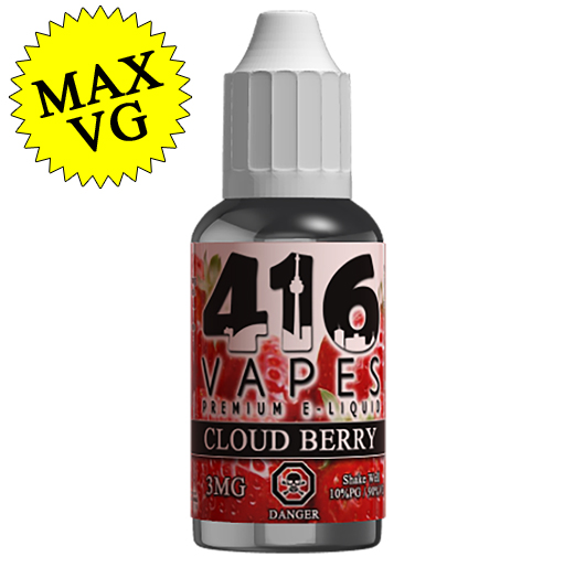The Cloud Berry E Juice by 416 Vapes 3 The Cloud Berry E Juice by 416 Vapes - Image 2