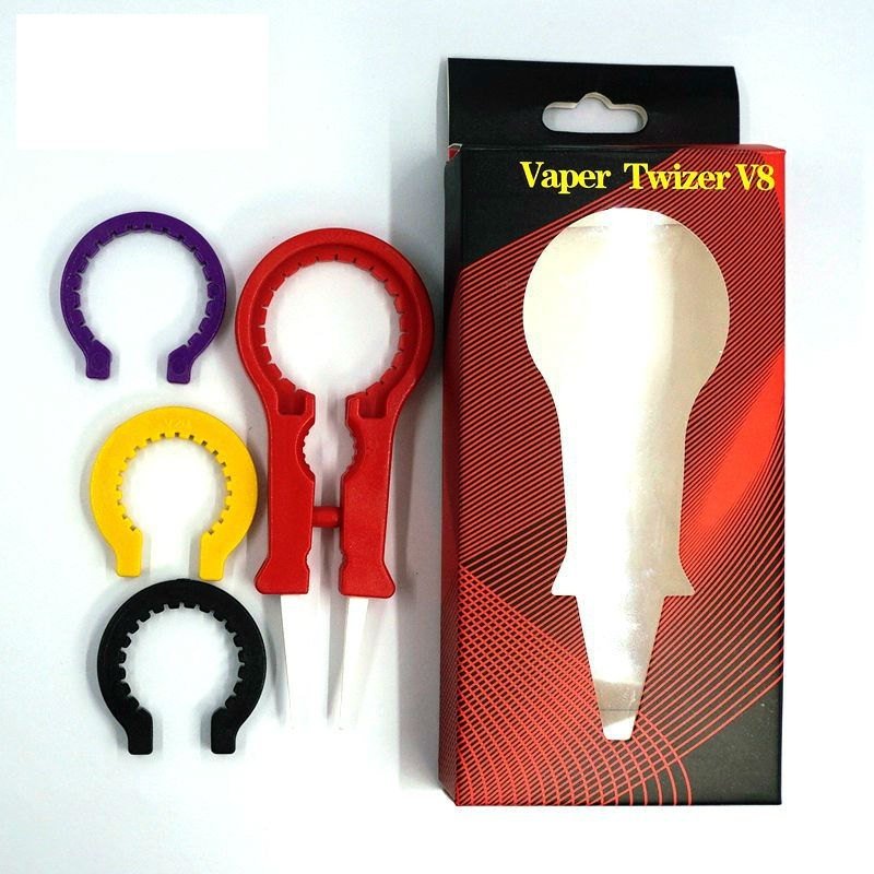 MULTI FUNCTIONAL VAPER TWEEZERS V8 1 MULTI FUNCTIONAL VAPER TWEEZERS V8