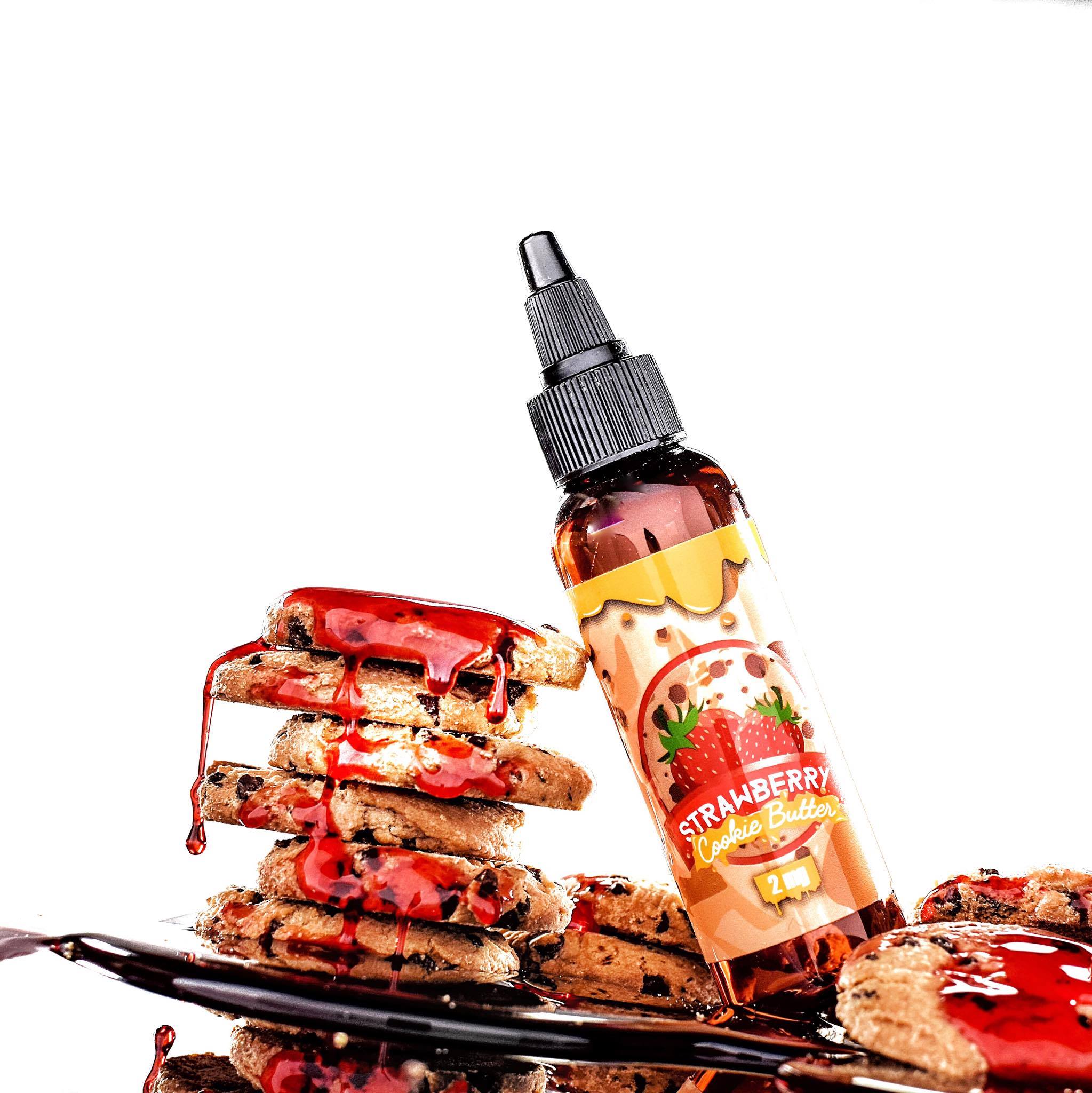 Strawberry Cookie Butter by Vaper Treats E Liquid 60ml 1 Strawberry Cookie Butter by Vaper Treats E Liquid 60ml