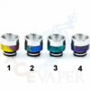 510 Resin and S/S Drip Tip 20 RaisinSS510All