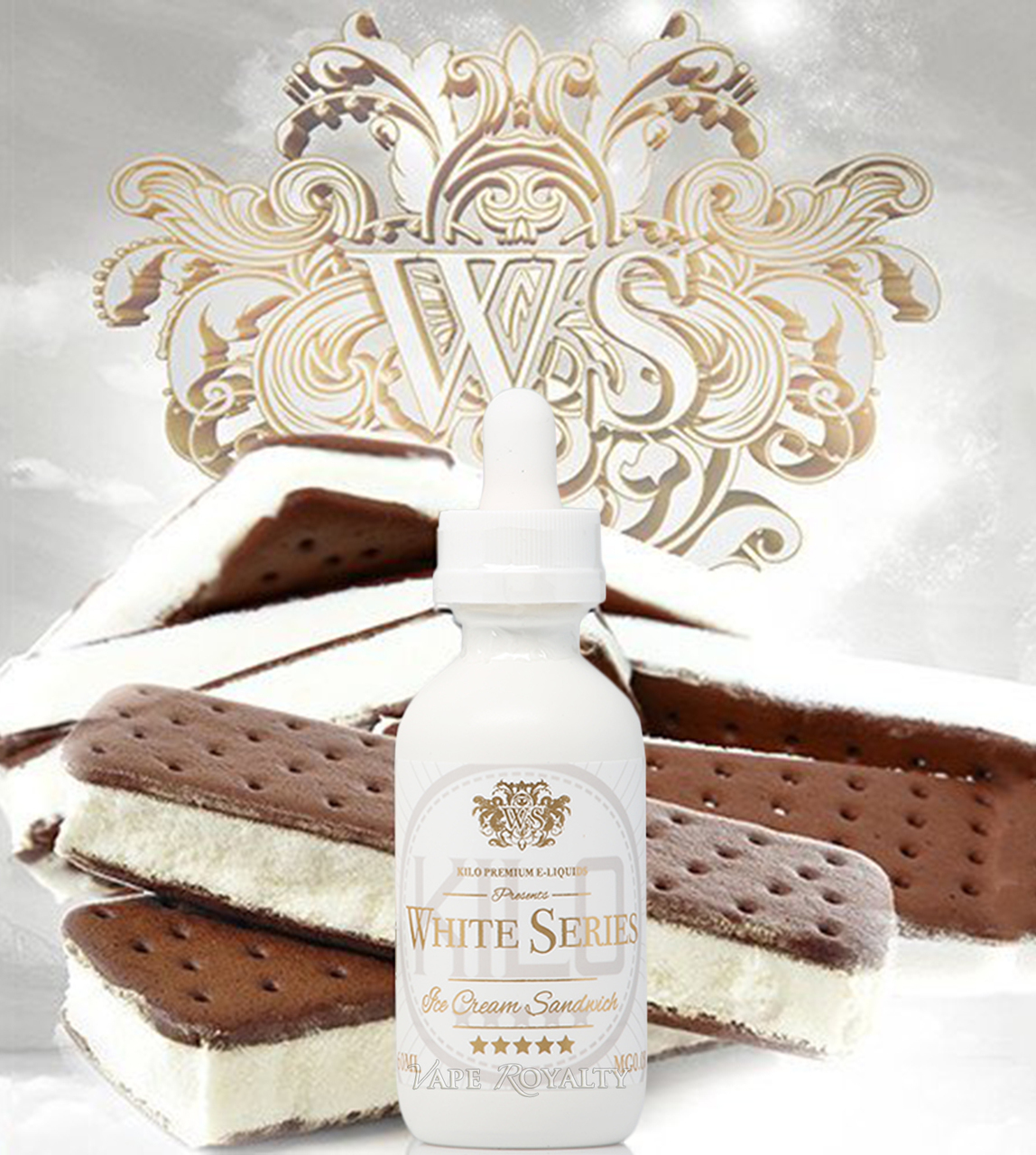 Ice Cream Sandwich by Kilo White Series Ejuice 60ml 1 Ice Cream Sandwich by Kilo White Series Ejuice 60ml
