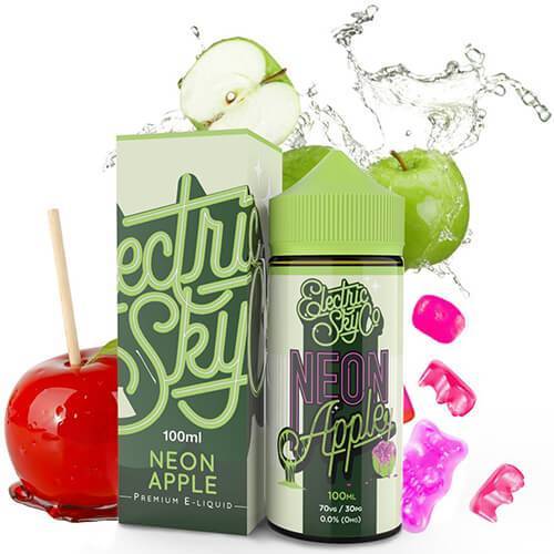 Electric Sky Neon Apple By One Hit Wonder E-Juice 100ml 1 Electric Sky Neon Apple By One Hit Wonder E-Juice 100ml