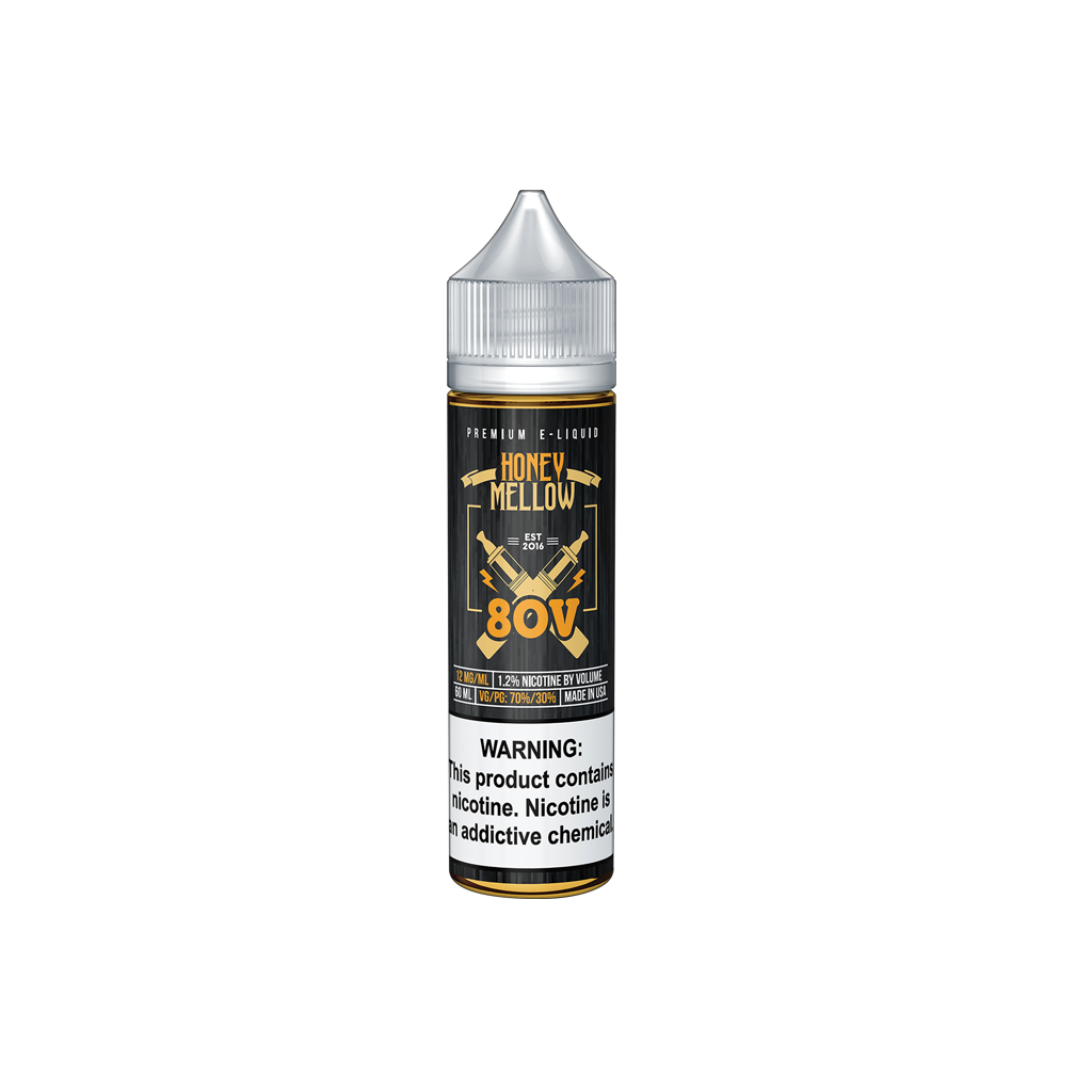 Honey Mellow by 80V E-liquid 60ml 1 Honey Mellow by 80V E-liquid 60ml