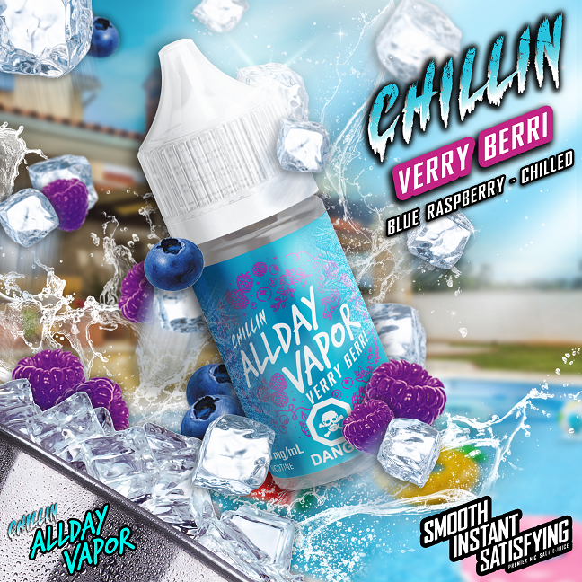 CHILLIN Verry Berri by Allday Vapor Salt Nic 1 CHILLIN Verry Berri by Allday Vapor Salt Nic