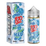 keep it 100 blue slushie iced