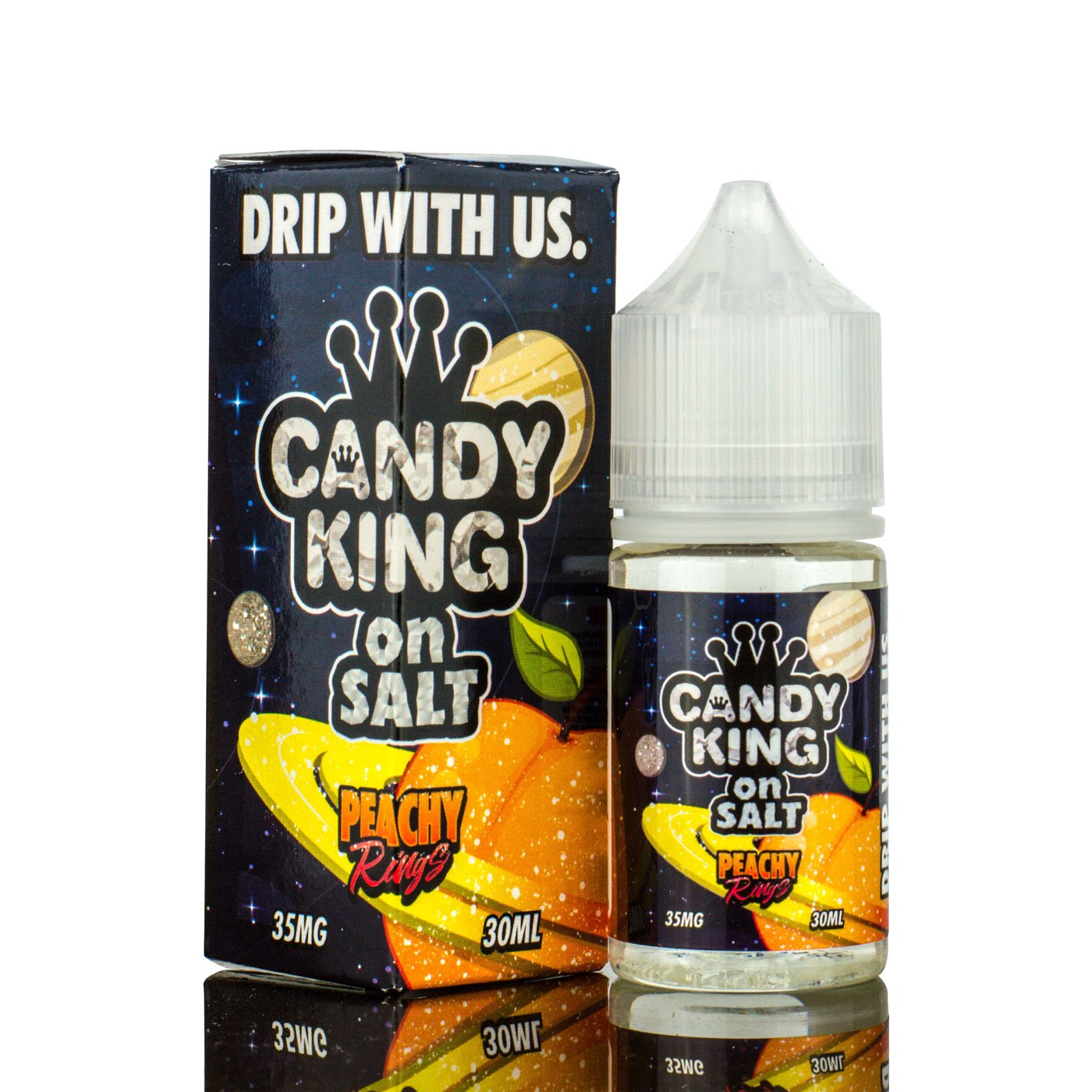 Peachy Rings by Candy King on Salt E Juice 30ML 1 Peachy Rings by Candy King on Salt E Juice 30ML
