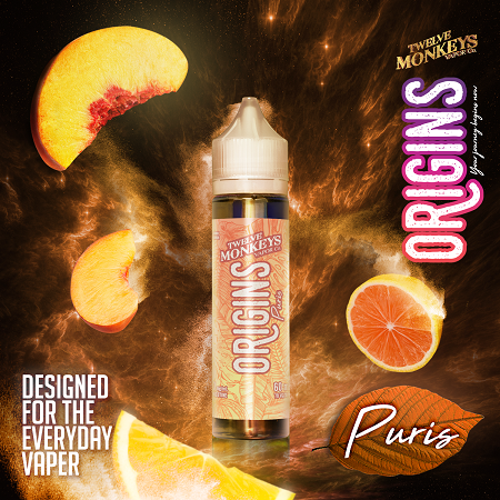 Puris by 12 Monkeys Origins Ejuice 60ml 1 Puris by 12 Monkeys Origins Ejuice 60ml