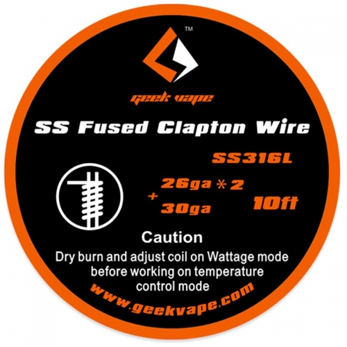 Geekvape SS316L Stagger and Fused Clapton Wire 3 Geekvape SS316L Stagger and Fused Clapton Wire - Image 3