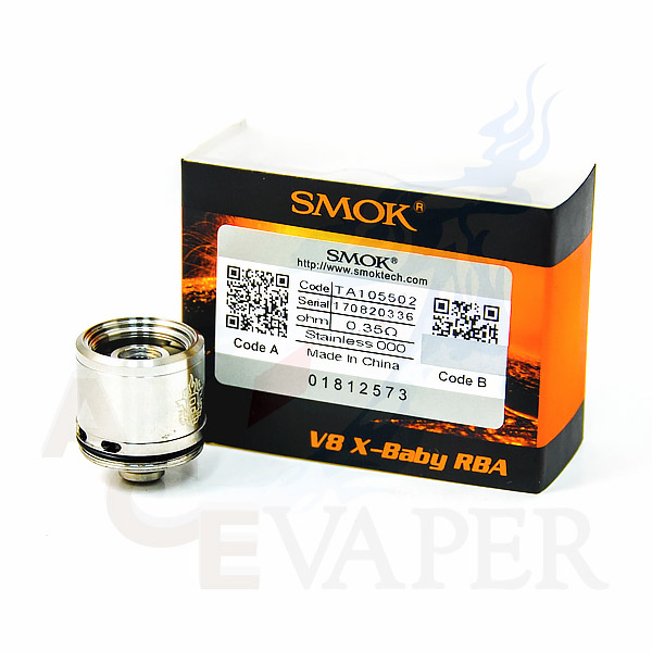 SMOK TFV8 X-Baby RBA Deck/Coil 1 SMOK TFV8 X-Baby RBA Deck/Coil