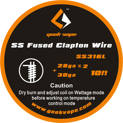Geekvape SS316L Stagger and Fused Clapton Wire 2 Geekvape SS316L Stagger and Fused Clapton Wire - Image 2