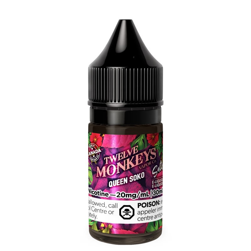 12 Monkeys Queen Soko Salt E-Liquid 1 12 Monkeys Queen Soko Salt E-Liquid