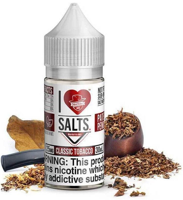 I Love Salts Classic Tobacco By Mad Hatter E-liquids 1 I Love Salts Classic Tobacco By Mad Hatter E-liquids