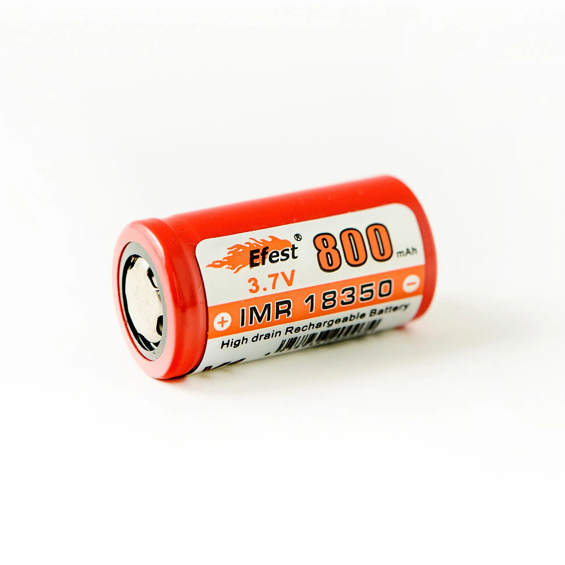 18350 IMR 800mah Flat Top 1 18350 IMR 800mah Flat Top