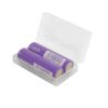 clear plastic battery case 18650x2 1
