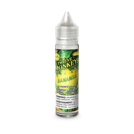 Twelve Monkeys Banansa 60mL 1 Twelve Monkeys Banansa 60mL