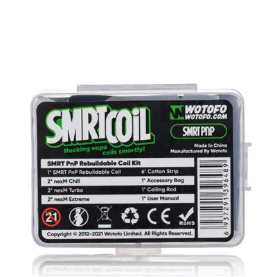 WOTOFO SMRT PNP REBUILDABLE COIL KIT 1 WOTOFO SMRT PNP REBUILDABLE COIL KIT