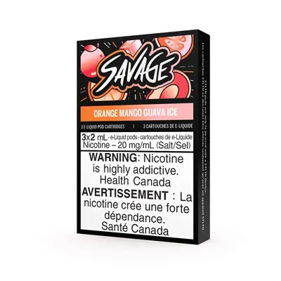 STLTH Pods Orange Mango Guava by Savage 1 STLTH Pods Orange Mango Guava by Savage