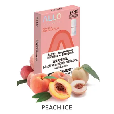Allo Sync Peach Ice by Allo Vapor 1 Allo Sync Peach Ice by Allo Vapor