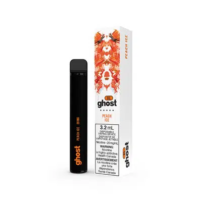 Peach Ice Bold Nicotine Blend by Ghost XL Disposable 1 Peach Ice Bold Nicotine Blend by Ghost XL Disposable