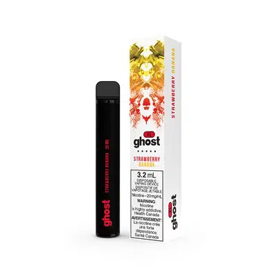 Strawberry Banana Bold Nicotine Blend by Ghost XL Disposable 1 Strawberry Banana Bold Nicotine Blend by Ghost XL Disposable