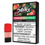 STLTH Strawberry Kiwi Watermelon Bold Pods by Savage