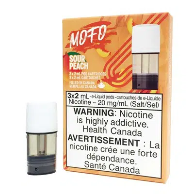 STLTH Pods Sour Peach Bold by Mofo 1 STLTH Pods Sour Peach Bold by Mofo