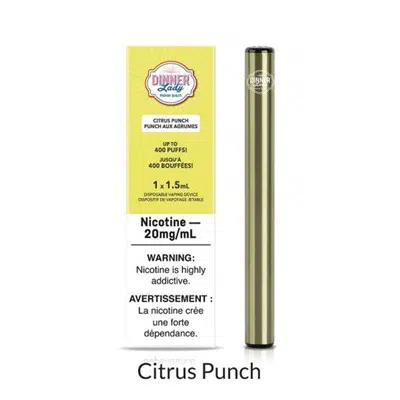Citrus Punch Dinner Lady Disposable Vape 1 Citrus Punch Dinner Lady Disposable Vape