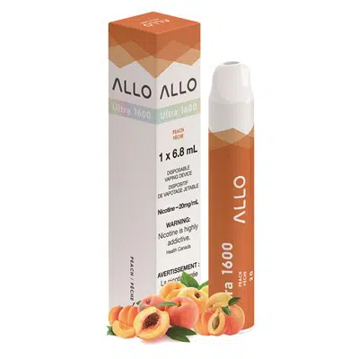 Peach Allo 1600 Disposable Vape 1 Peach Allo 1600 Disposable Vape