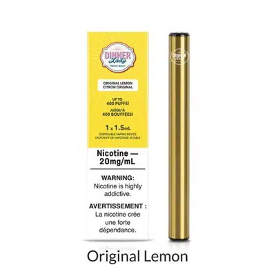 Original Lemon Dinner Lady Disposable Vape 1 Original Lemon Dinner Lady Disposable Vape