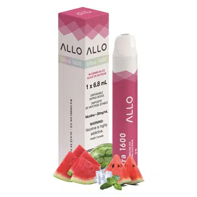 Watermelon Ice Allo 1600 Disposable Vape 1 Watermelon Ice Allo 1600 Disposable Vape