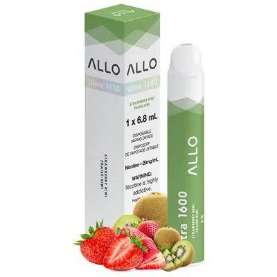 Strawberry Kiwi Allo 1600 Disposable Vape 1 Strawberry Kiwi Allo 1600 Disposable Vape