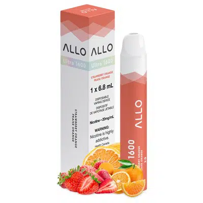Strawberry Orange Allo 1600 Disposable Vape 1 Strawberry Orange Allo 1600 Disposable Vape