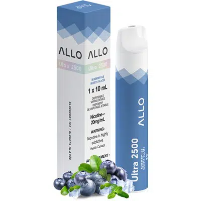 Blueberry Ice Allo Ultra 2500 Disposable Vape 1 Blueberry Ice Allo Ultra 2500 Disposable Vape