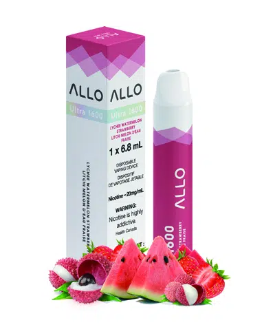 Lychee Watermelon Strawberry Allo 1600 Disposable Vape 1 Lychee Watermelon Strawberry Allo 1600 Disposable Vape