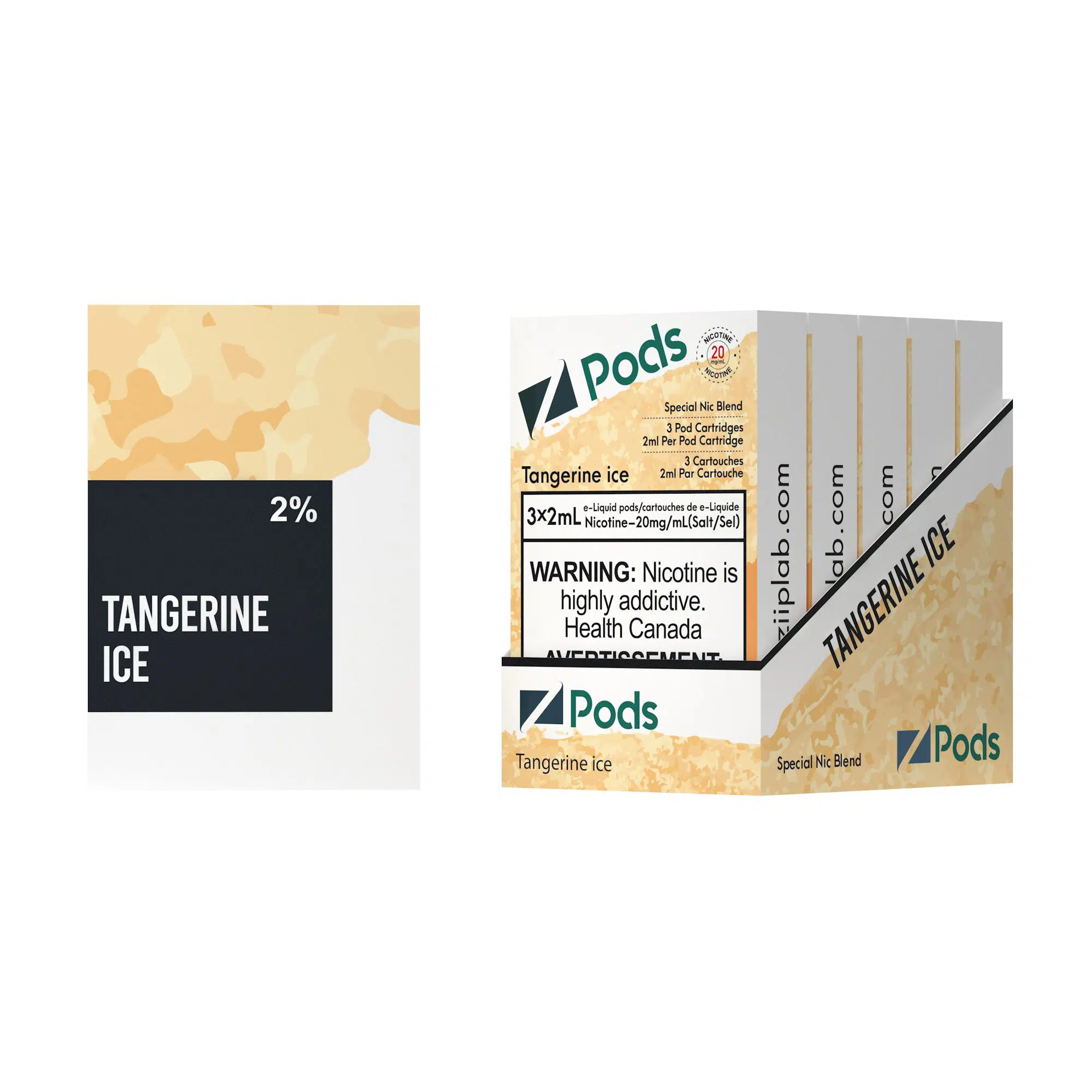 STLTH Tangerine Ice By Z Pods 1 STLTH Tangerine Ice By Z Pods