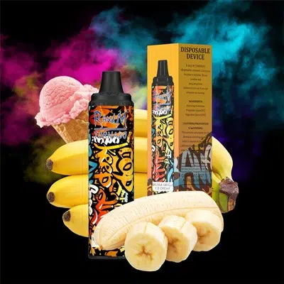 Banana Vanilla Ice Cream 6000 Puffs RandM Tornado Disposable Vape Device 1 Banana Vanilla Ice Cream 6000 Puffs RandM Tornado Disposable Vape Device