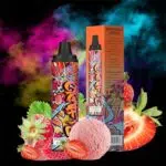 Strawberry Ice Cream 6000 Puffs RandM Tornado Disposable Vape Device