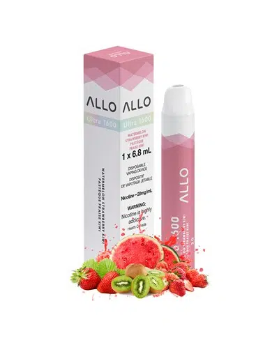 Watermelon Strawberry Kiwi Allo 1600 Disposable Vape 1 Watermelon Strawberry Kiwi Allo 1600 Disposable Vape