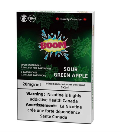 Pods Sour Green Apple by Boom Pods 1 Pods Sour Green Apple by Boom Pods