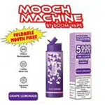 Grape Lemonade 5000 Puff Mooch Machine by Boom Disposable Vape