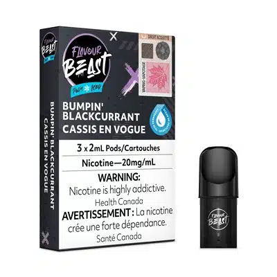 Bumping Blackcurrant Iced Flavour Beast Pods 1 Bumping Blackcurrant Iced Flavour Beast Pods
