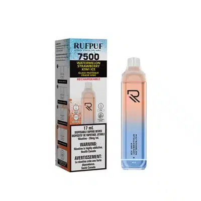 Watermelon Strawberry Kiwi Ice RufPuf 7500 Disposable Vape 1 Watermelon Strawberry Kiwi Ice RufPuf 7500 Disposable Vape