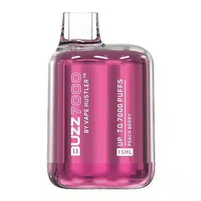 Peach Berry Buzz 7000 by Vape Hustler Disposable Vape 1 Peach Berry Buzz 7000 by Vape Hustler Disposable Vape