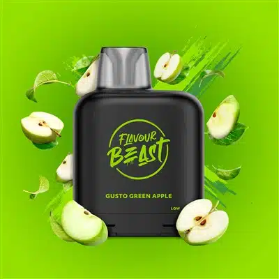 Gusto Green Apple Pods Level X by Flavour Beast 1 Gusto Green Apple Pods Level X by Flavour Beast