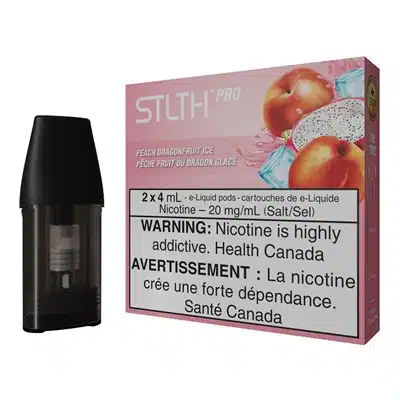 STLTH PRO Peach Dragonfruit Ice Pods by STLTH 1 STLTH PRO Peach Dragonfruit Ice Pods by STLTH