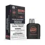 Packin' Peach Berry Pods Level X by Flavour Beast 3 pcknpchbrr lvlxpdflvrbst 80420231255pct