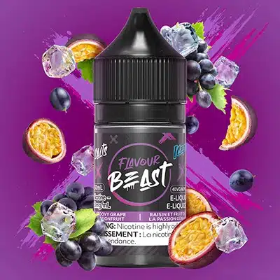Groovy Grape Passionfruit Iced Flavour Beast Salts 1 Groovy Grape Passionfruit Iced Flavour Beast Salts