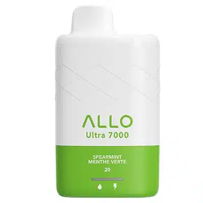 Spearmint Allo Ultra 7000 Disposable Vape 1 Spearmint Allo Ultra 7000 Disposable Vape